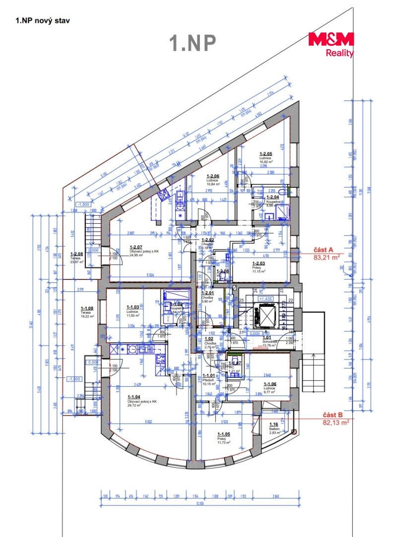 Prodej nájemního domu, 586 m², Praha, ul. Pod třešněmi