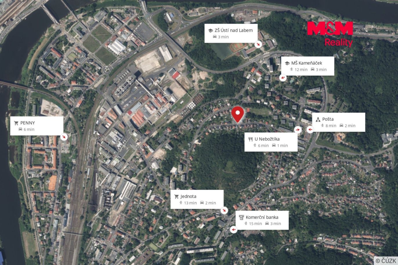 Mapa okolí
