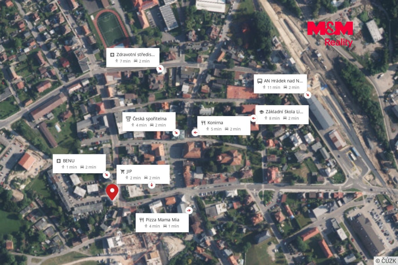 Mapa okolí