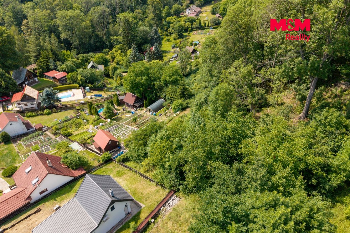 Pohled na pozemek a okolí