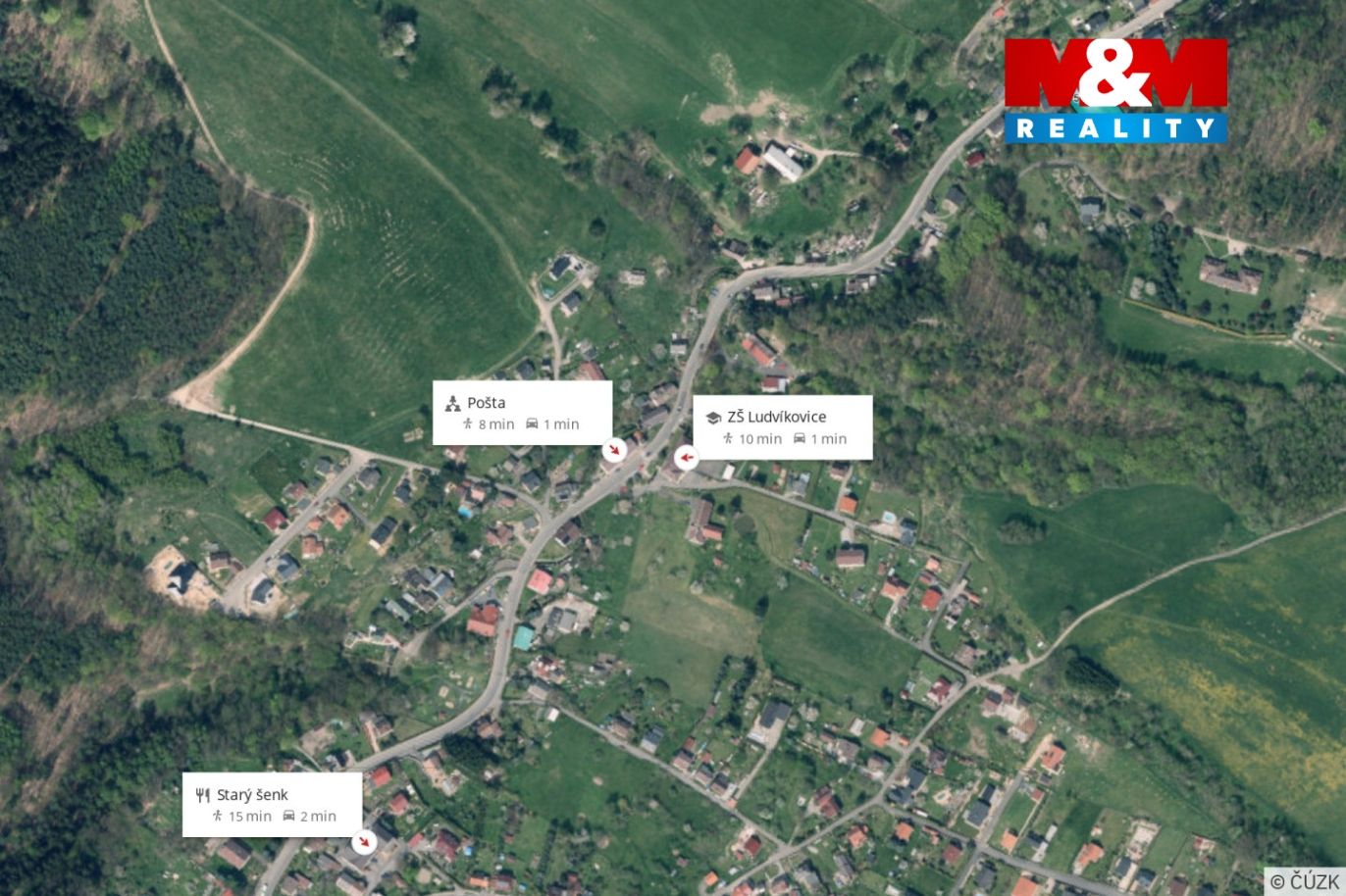 Mapa okolí