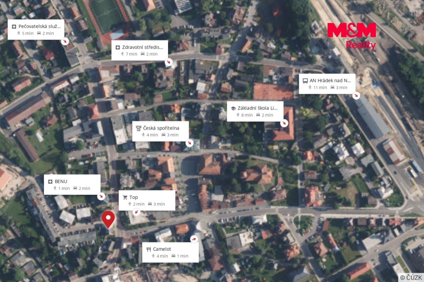 Mapa okolí