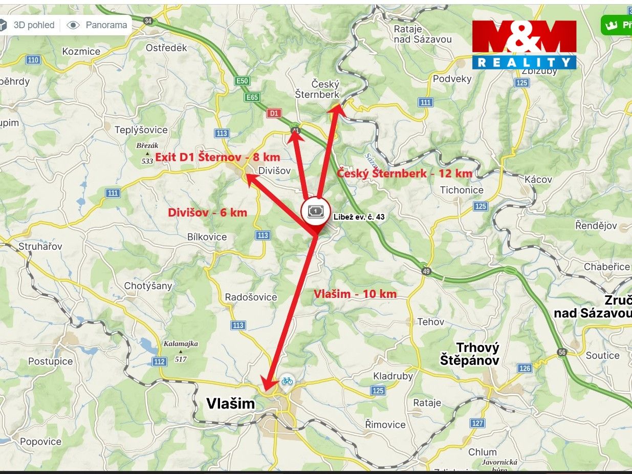 vzdálenosti