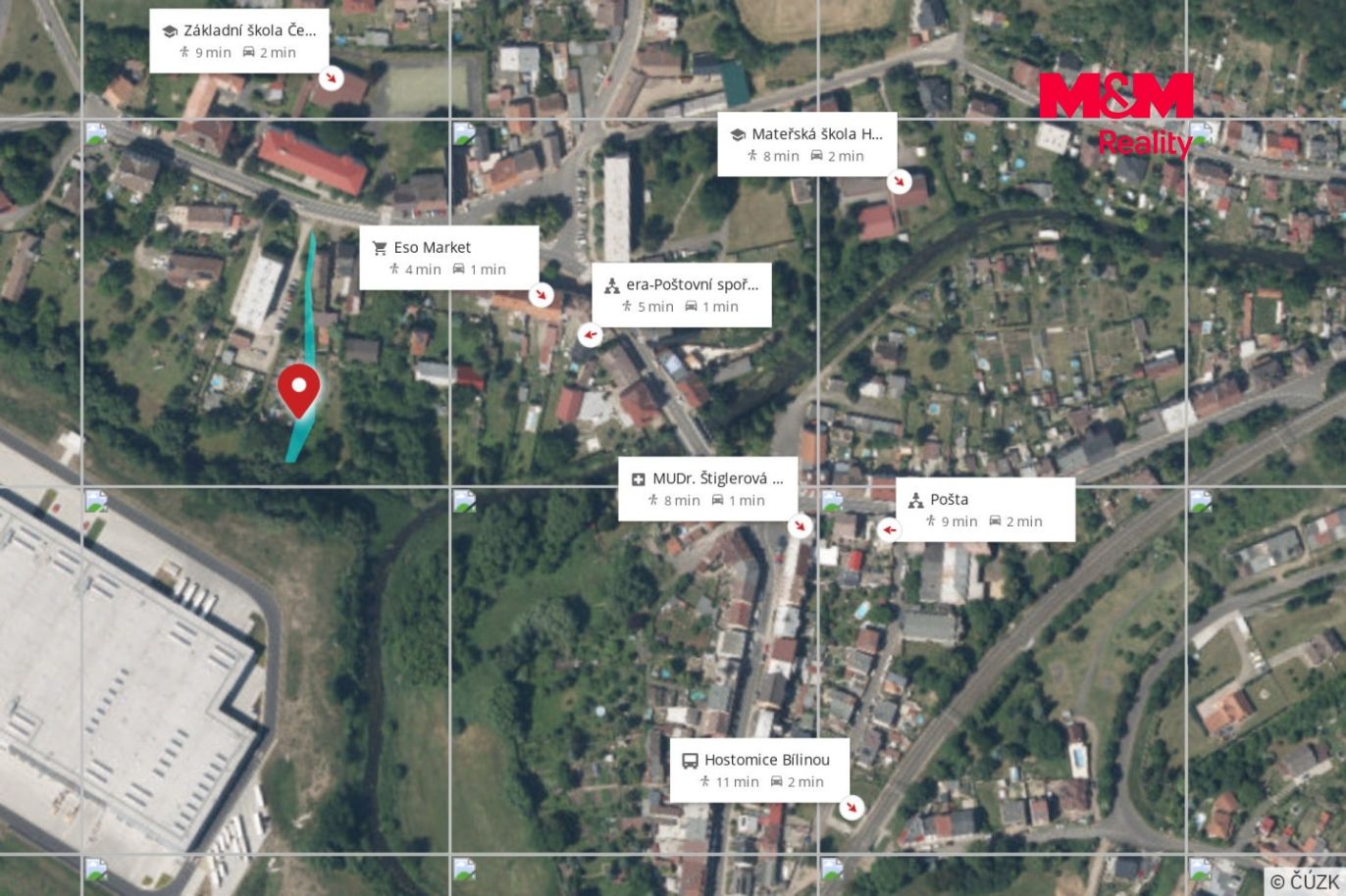 Mapa okolí 