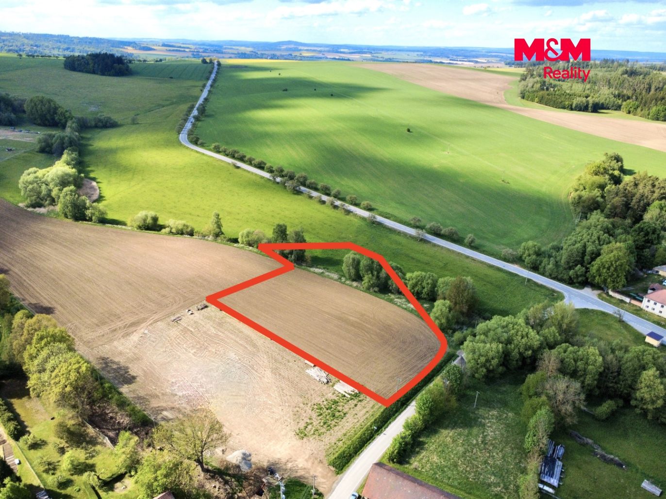Prodej pozemku k bydlení, 8618 m², Chýstovice