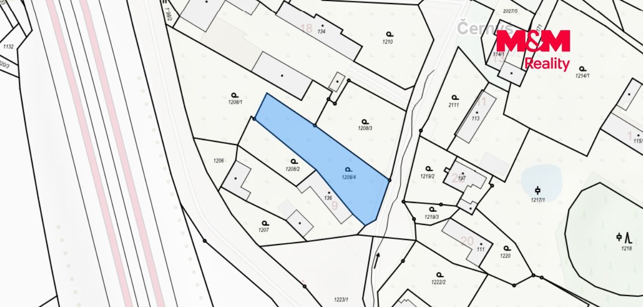 katastrální mapa