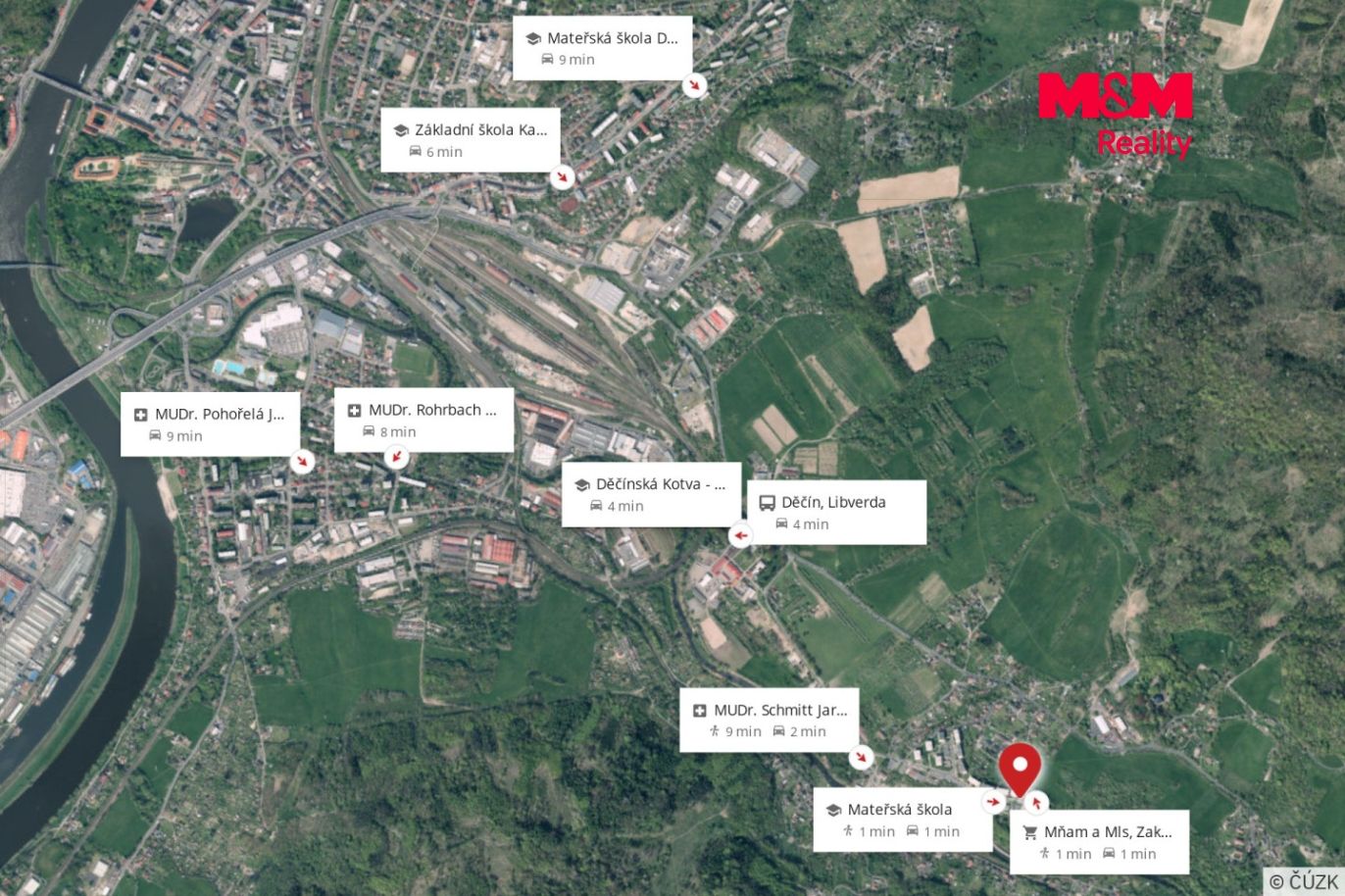 Mapa okolí