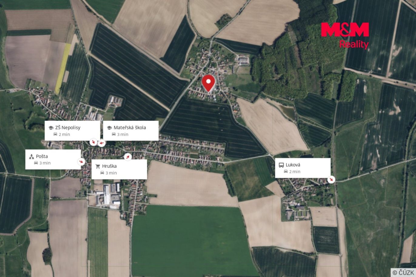 Mapa okolí