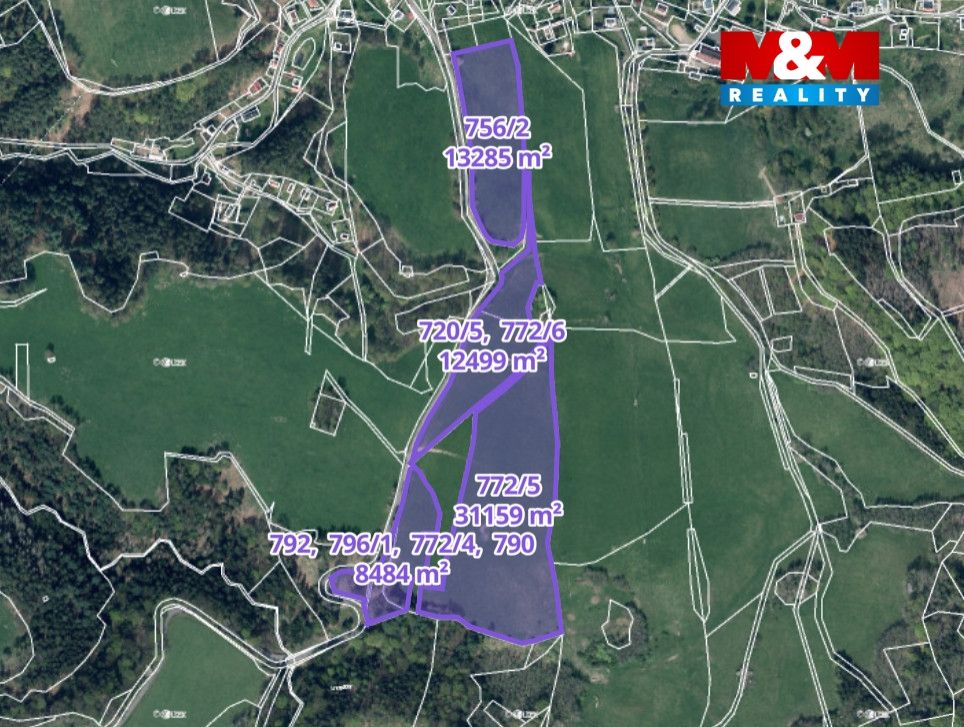 mapa pozemku