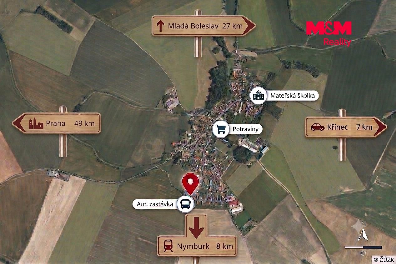 Mapa okolí