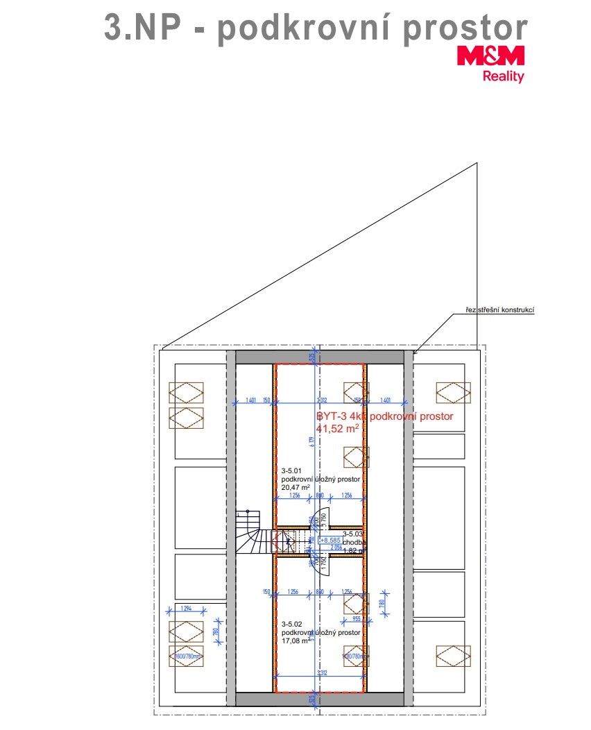 Prodej nájemního domu, 586 m², Praha, ul. Pod třešněmi