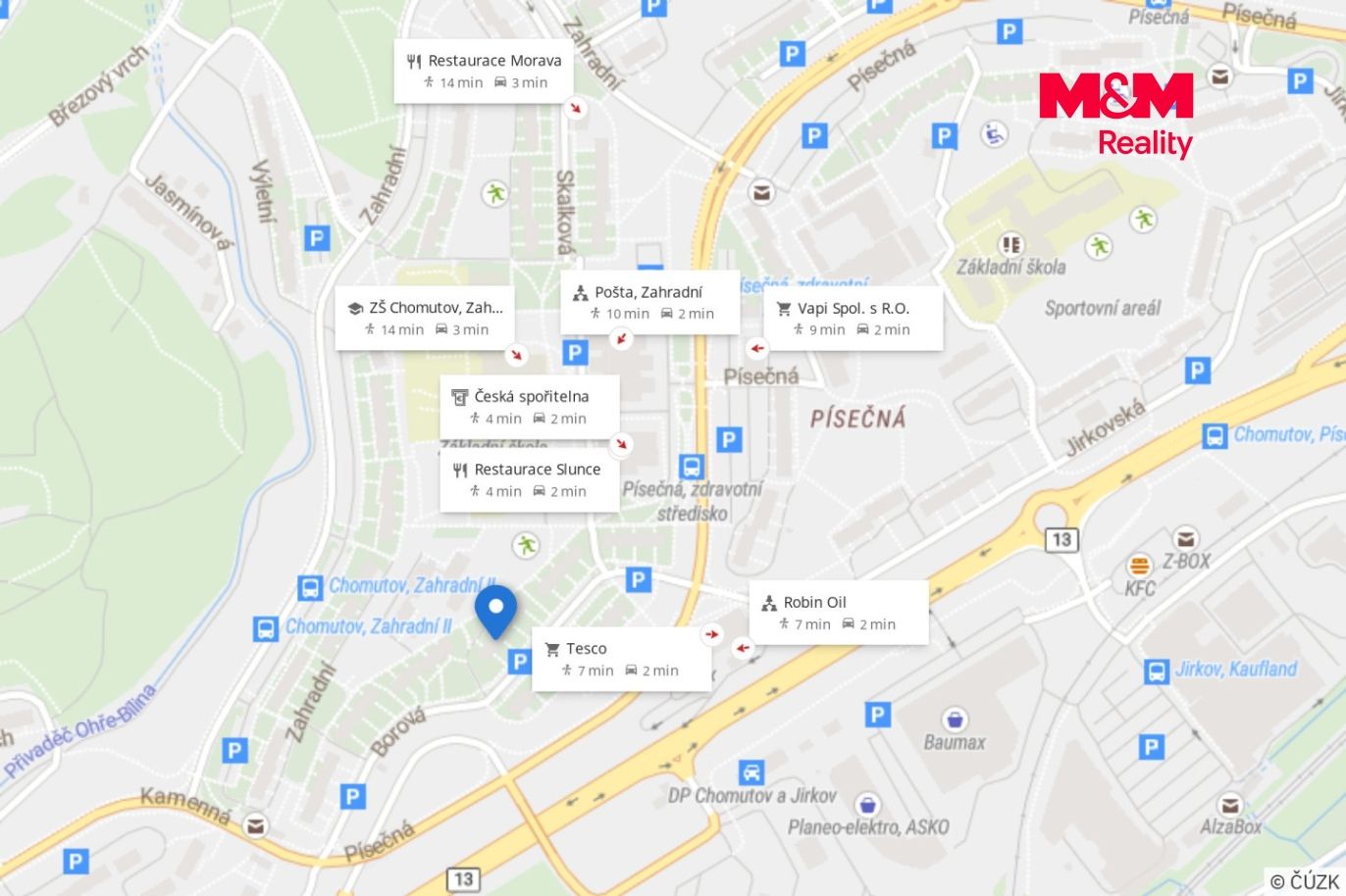 Mapa okolí 2026