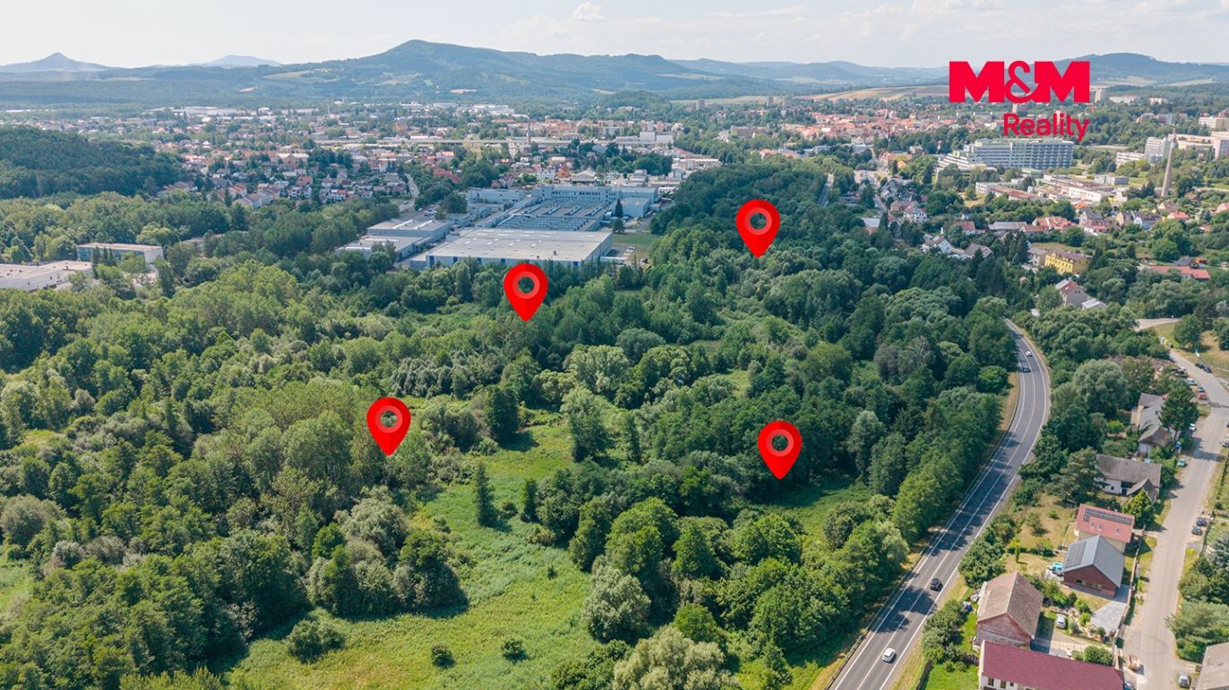 pohled na pozemky 