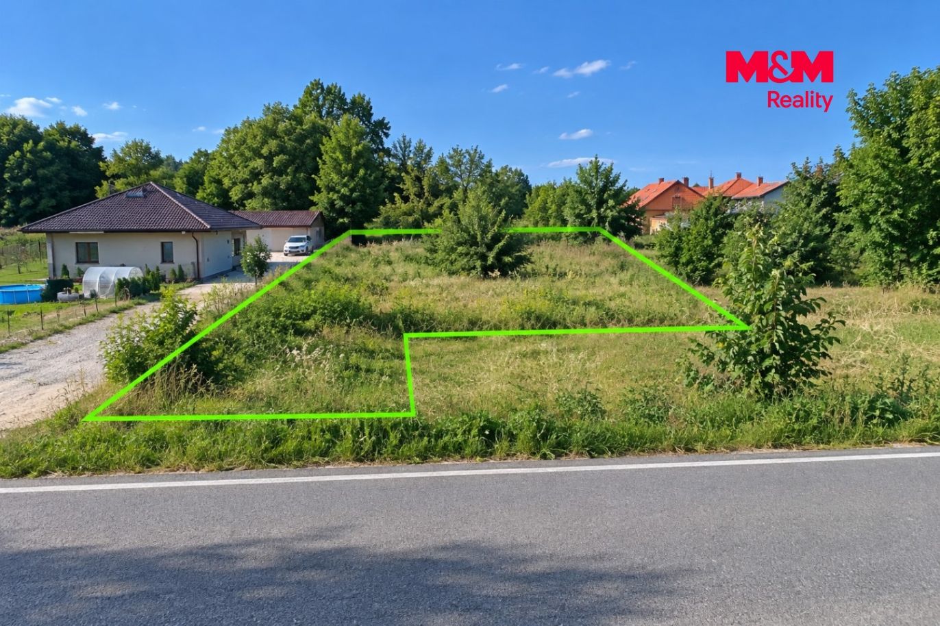 Stavební pozemek 1771 m2 - upraveno AI