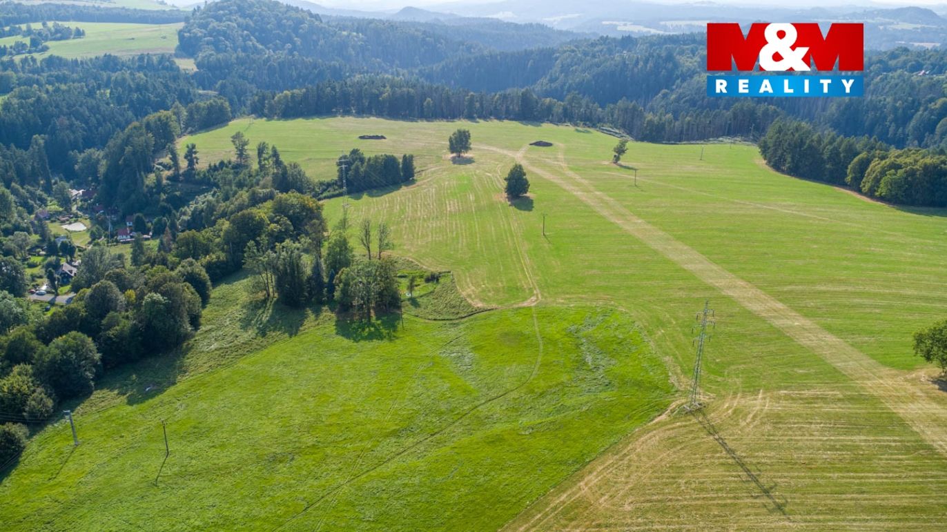 pohled na pozemky