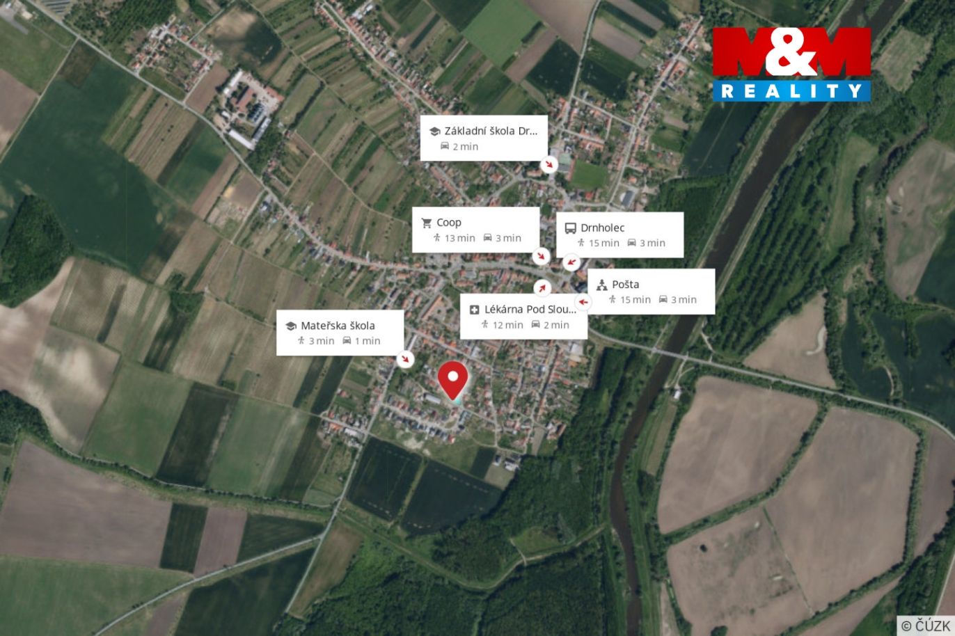 Mapa okolí Drnholec pozemek.jpeg
