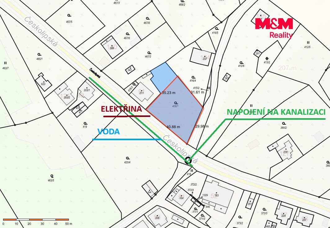 katastrální mapa
