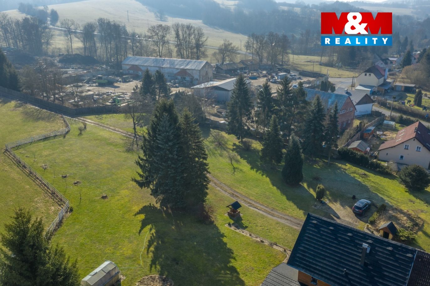 Pohled na pozemek