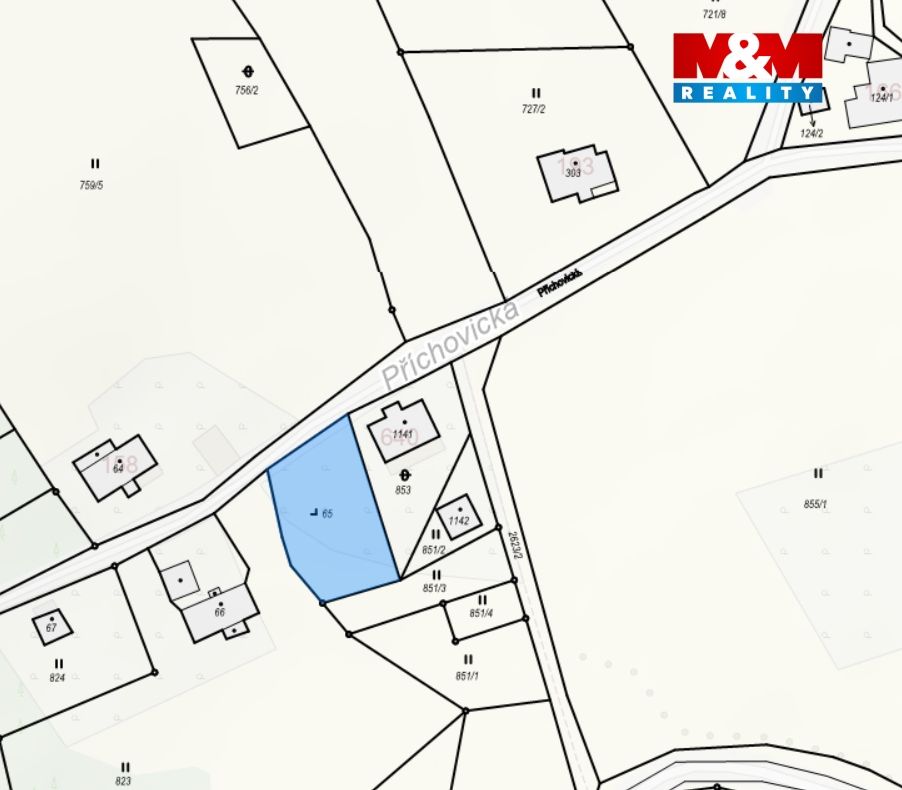 Katastrální mapa 