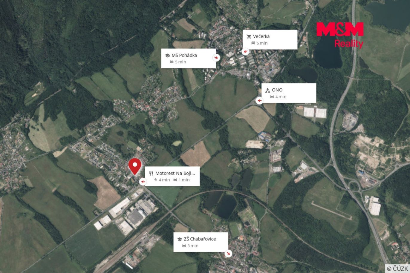 Mapa okolí
