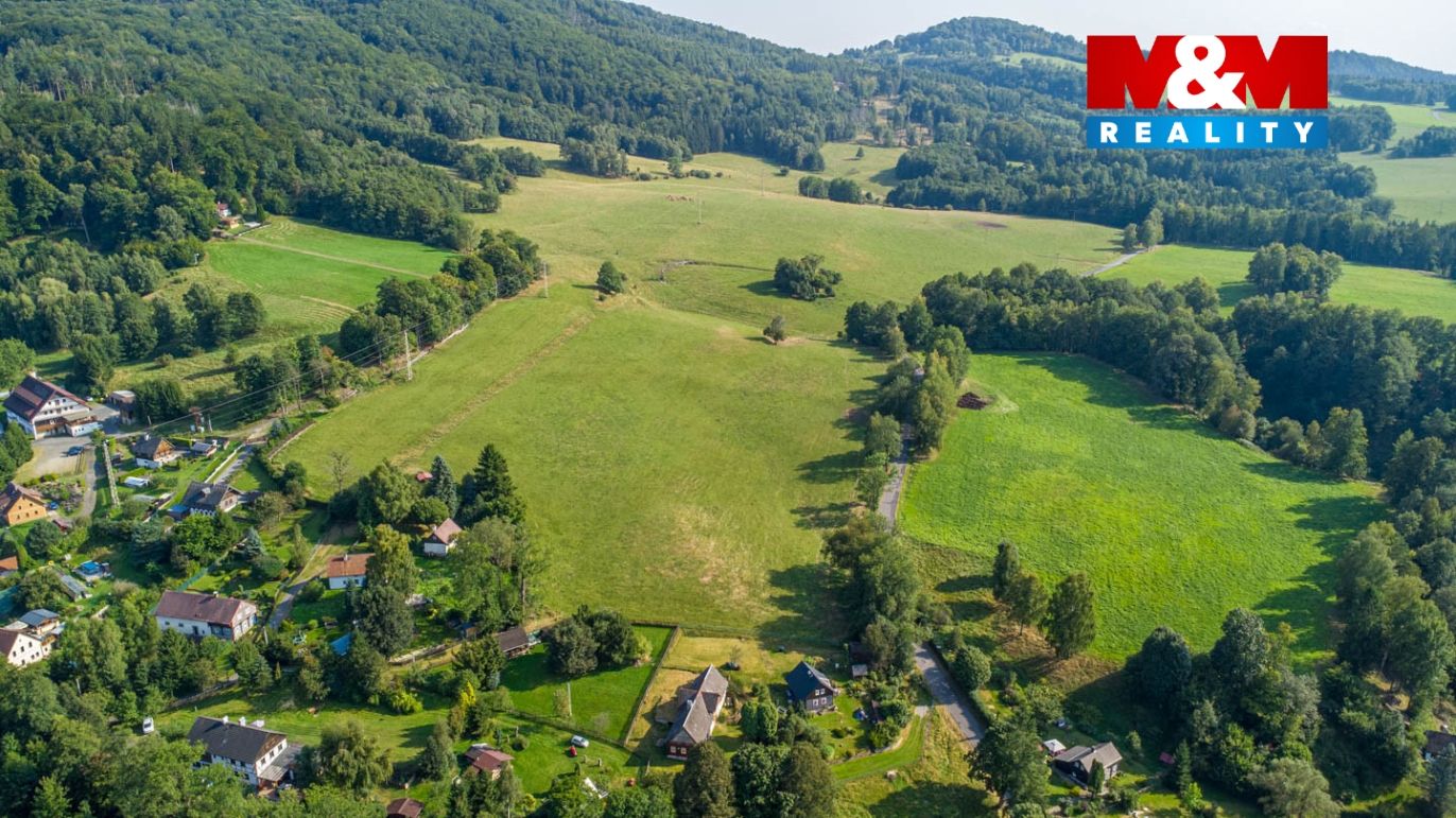 pohled na pozemky