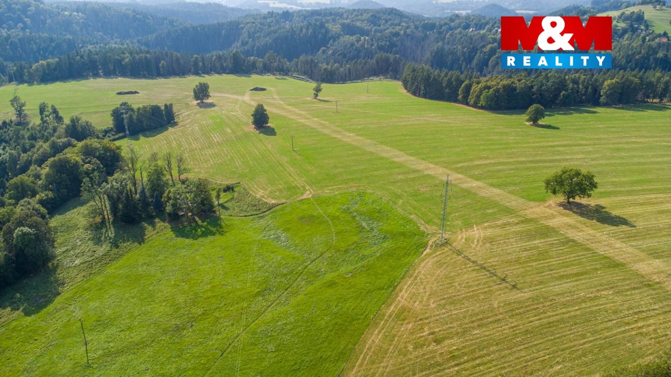 pohled na pozemky