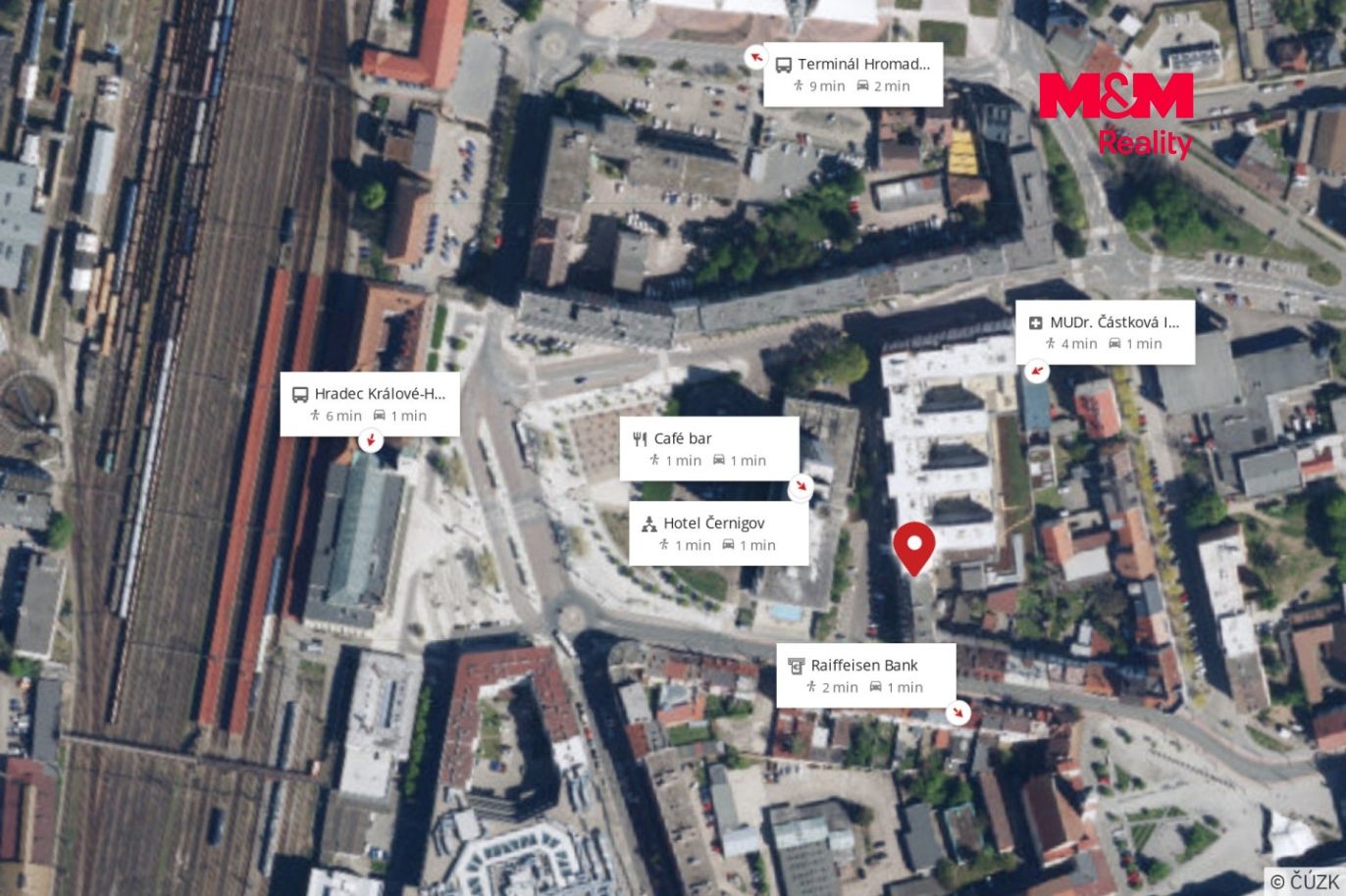 mapa okolí