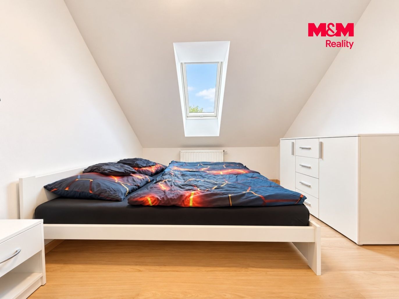 Minimalist Attic Bedroom with Lava Bedding.jpg