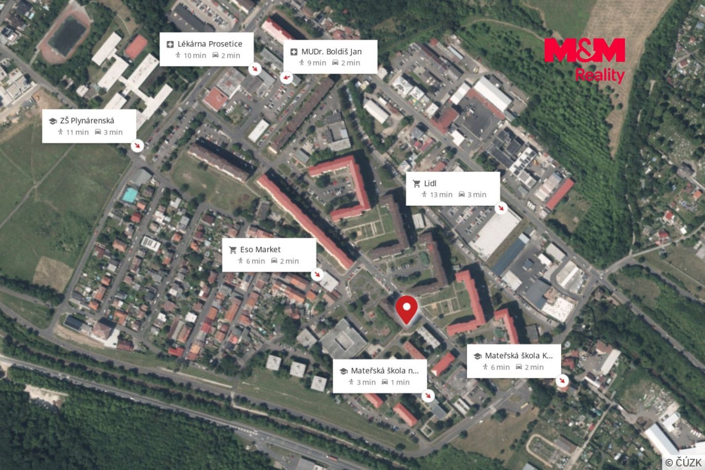 Mapa okolí