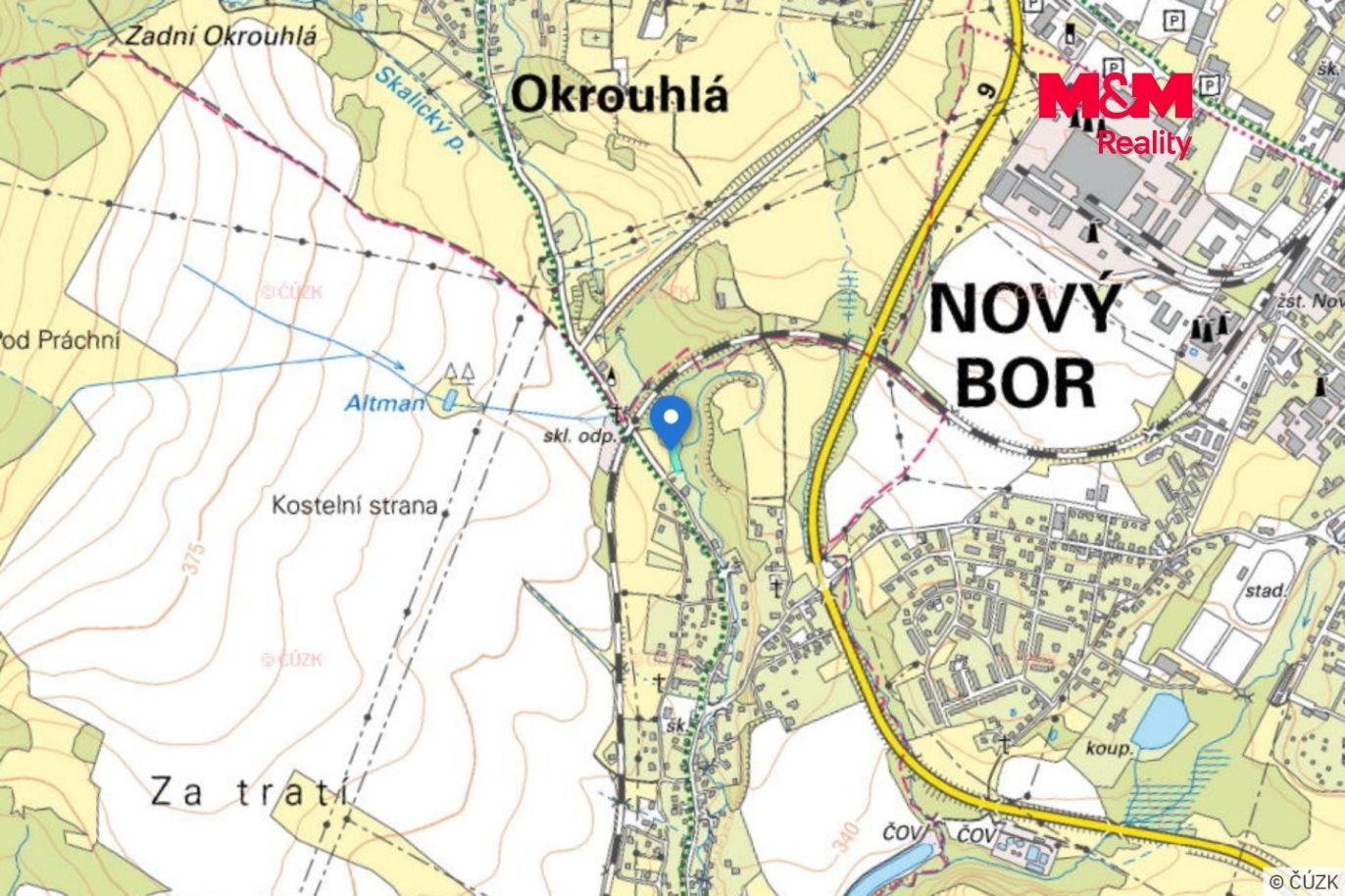 mapa okolí