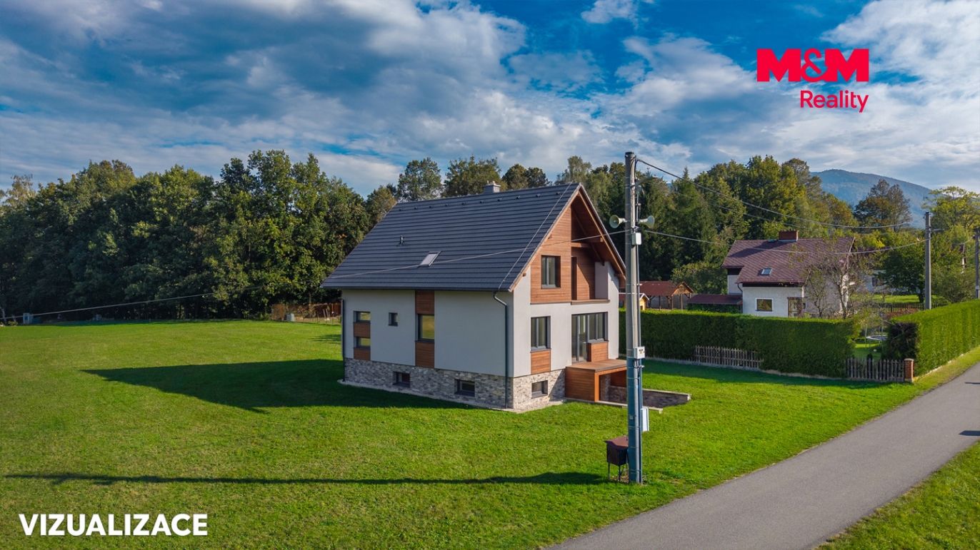 Pohled na dům - vizualizace