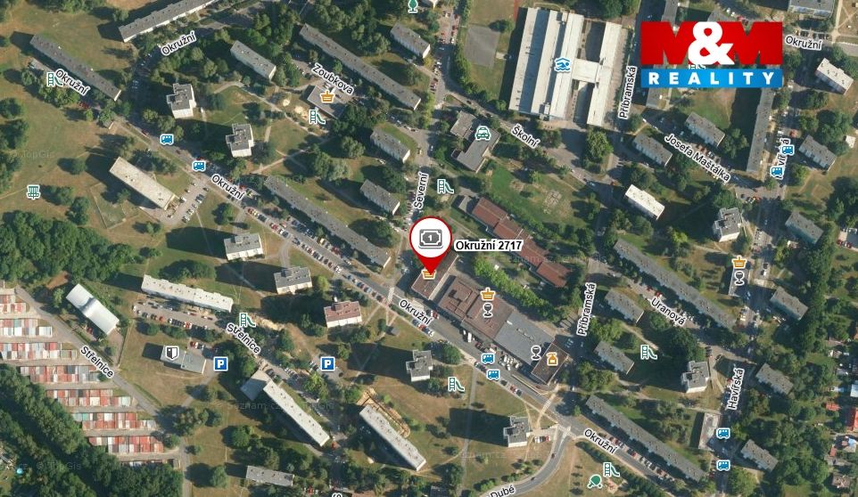 Mapa a okolí