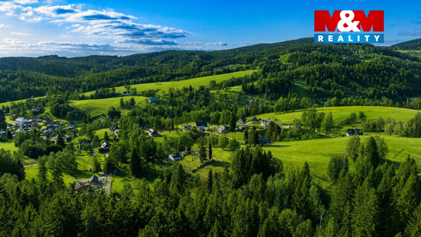 Letecký pohled - léto
