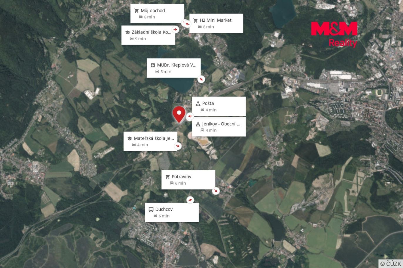 Mapa okolí