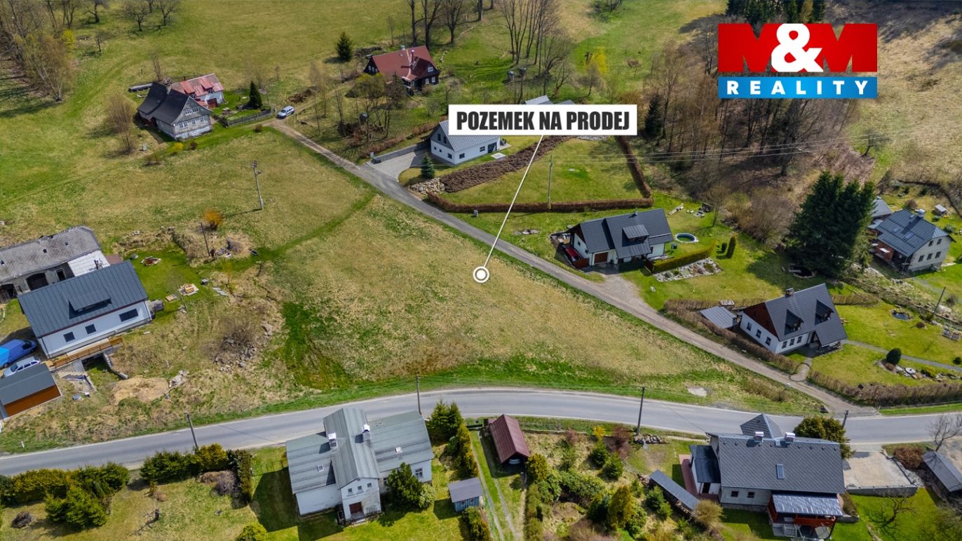 Pohled na pozemek