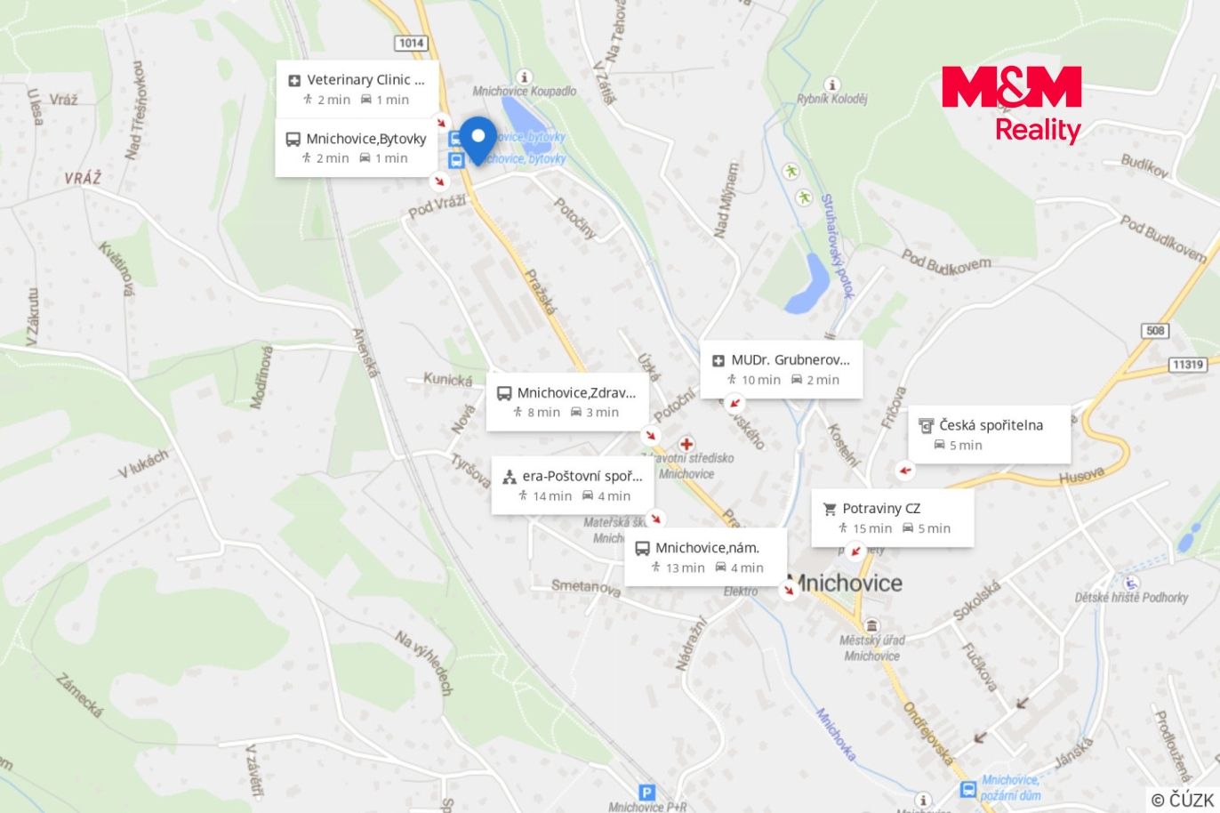 Prodej bytu 3+1, 78 m², Mnichovice, ul. Pražská