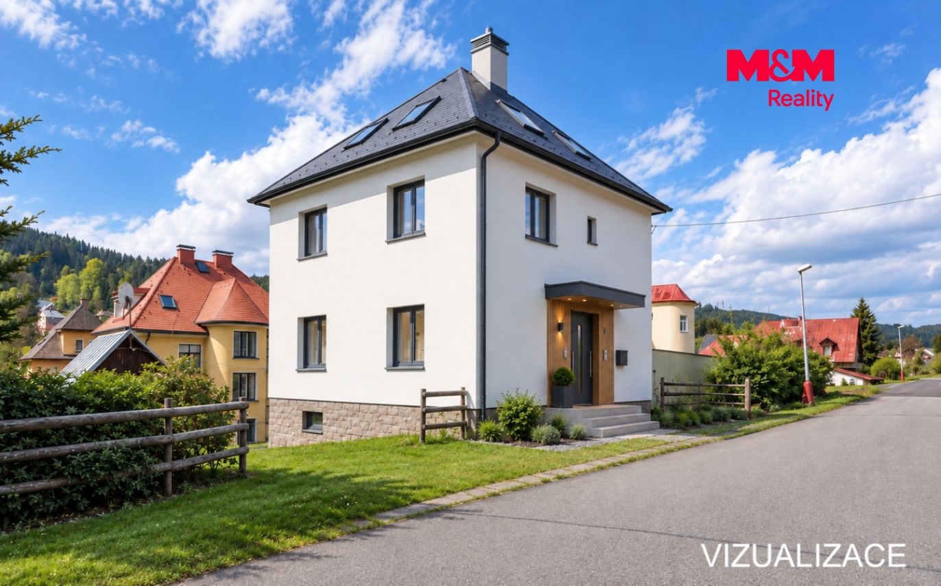 Vizualizace - pohled ze silnice