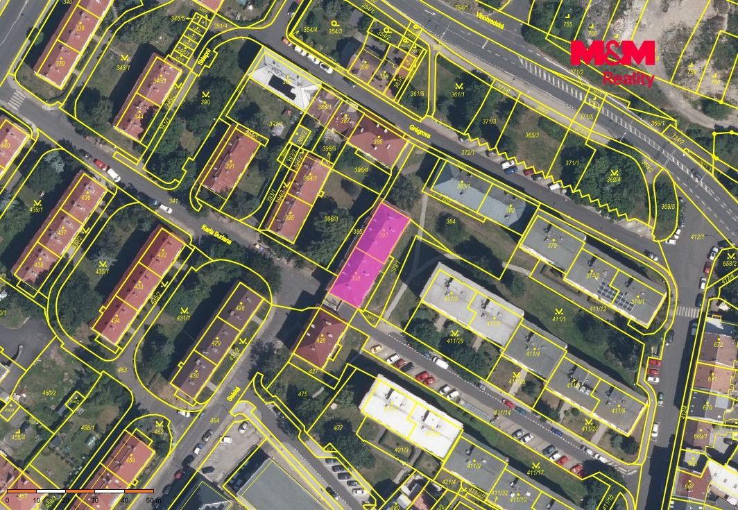 katastrální mapa