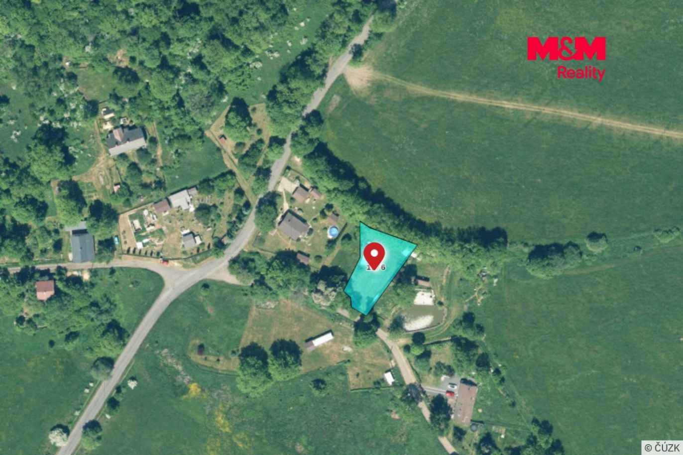 Prodej pozemku k bydlení, 913 m², Útvina - Český Chloumek