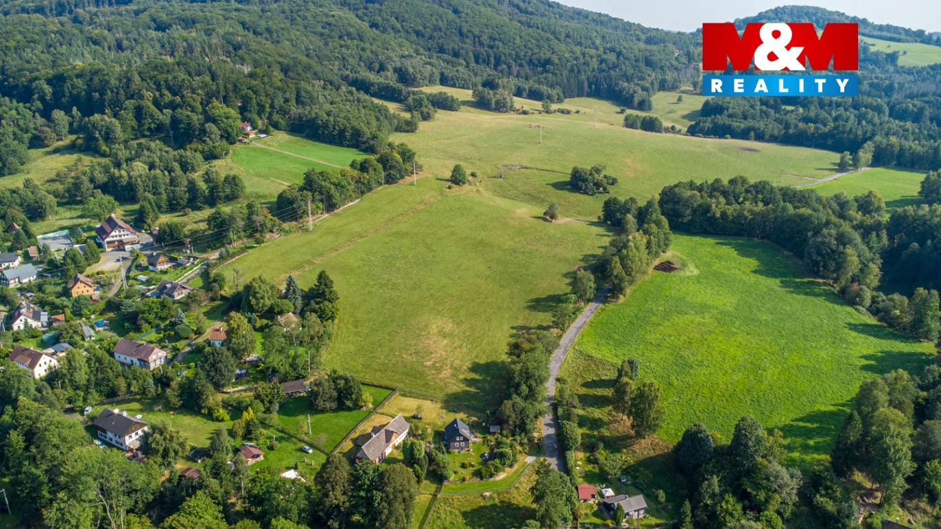 pohled na pozemky