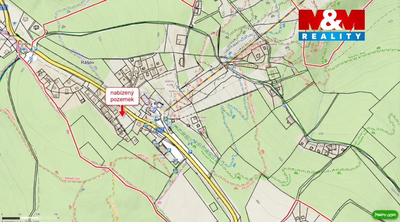 mapa okolí