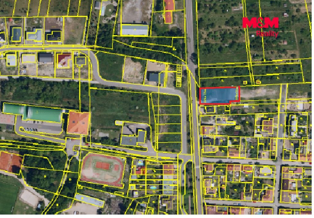 Orto mapa Jevišovská ulice.png