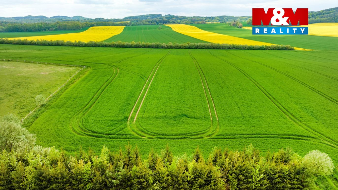 pohled na pozemek