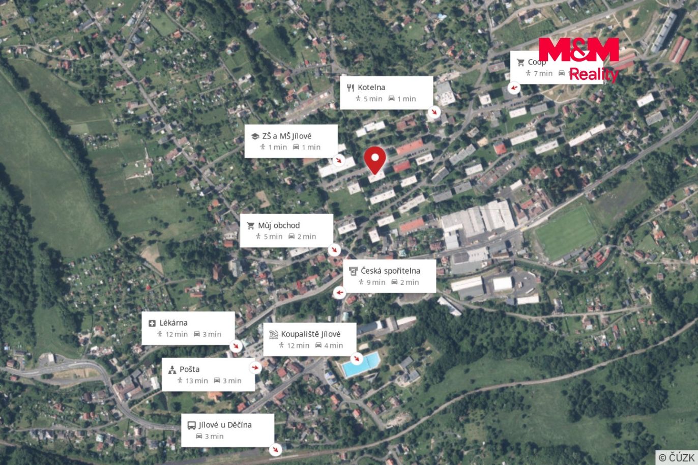 Mapa okolí