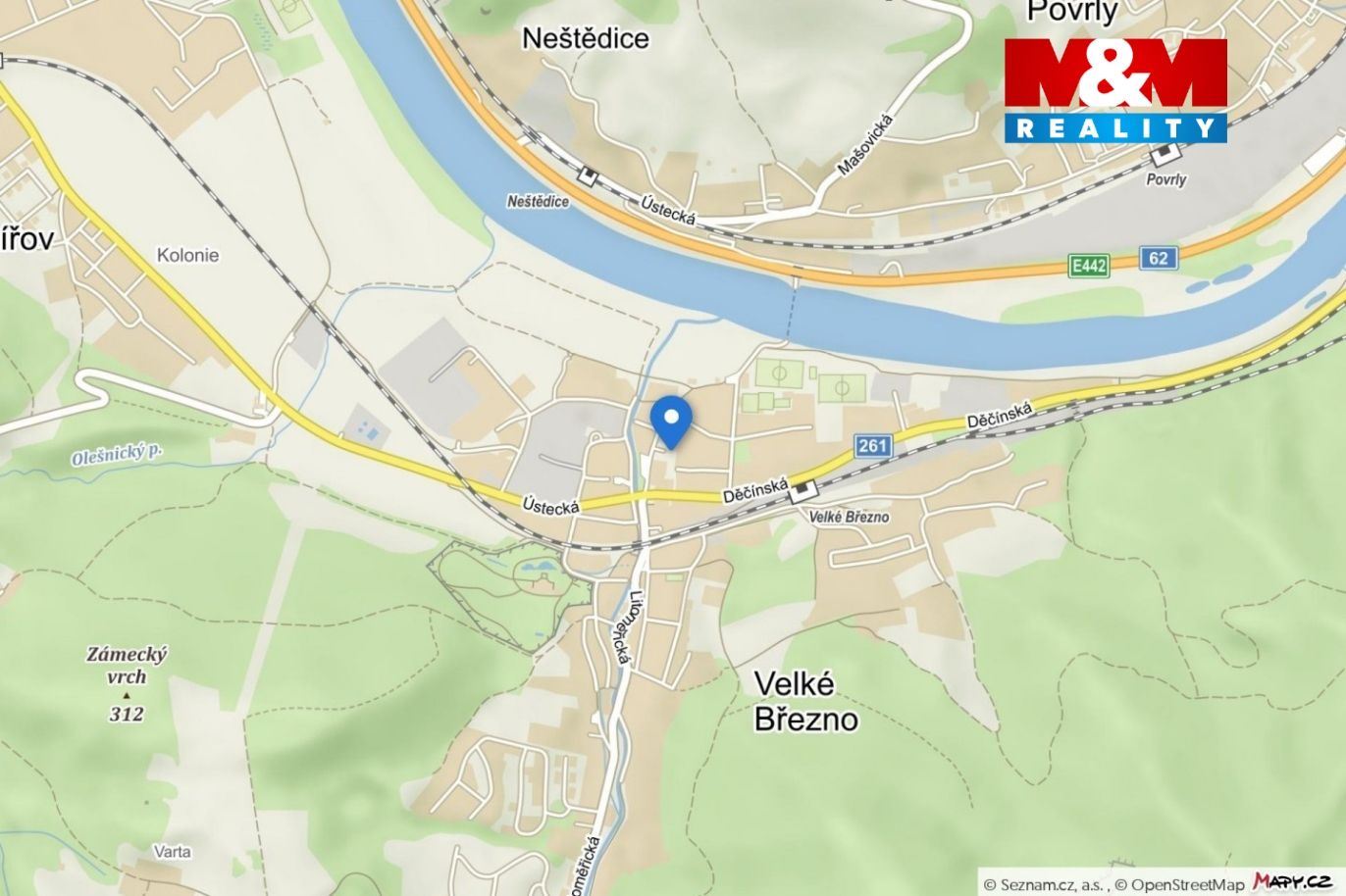 mapa okolí