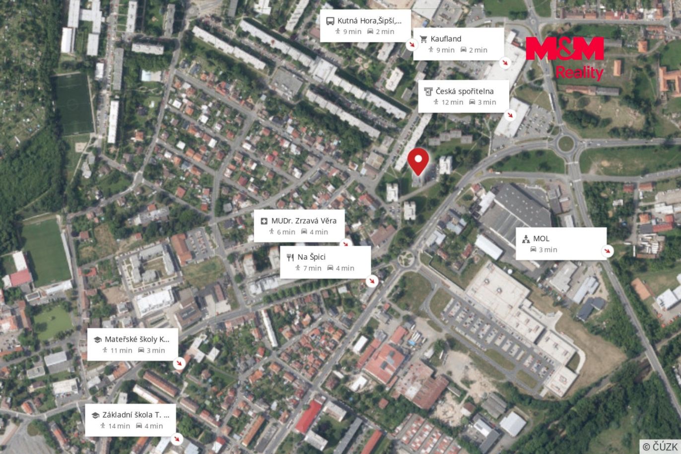 Mapa okolí
