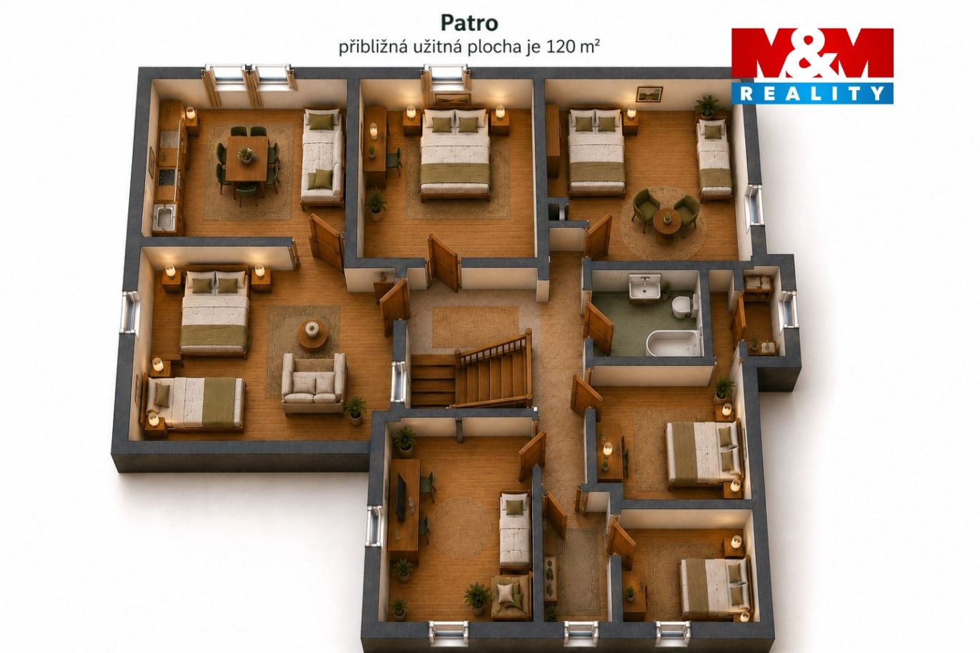 Patro 3D vizualizace