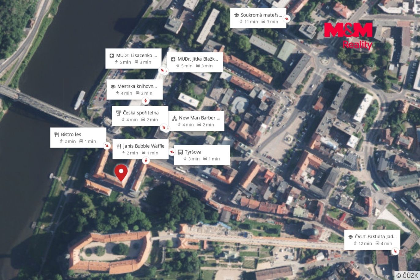 Mapa okolí