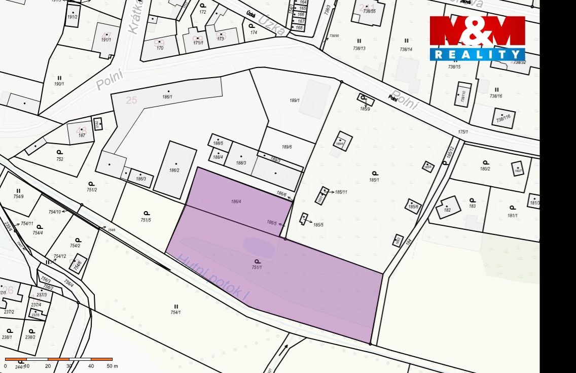 katastrální mapa