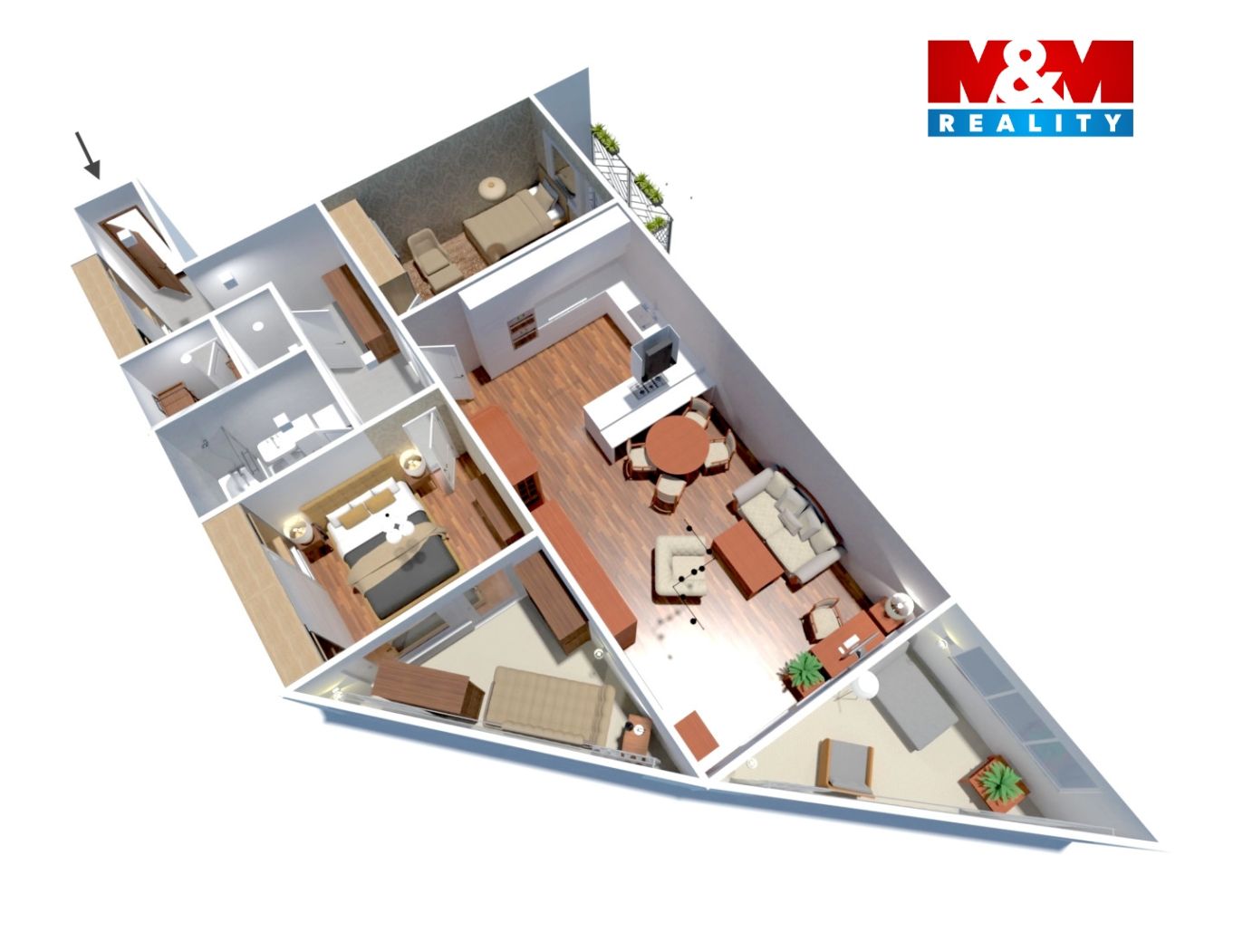 Prodej bytu 3+kk, 90 m², Praha, ul. Mantovská